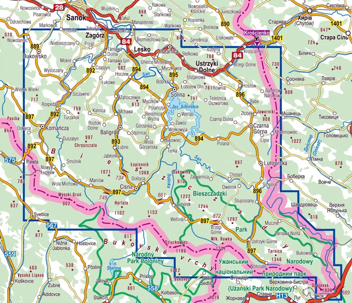 Solina na mapie Polski: Gdzie dokładnie leży perła Bieszczad?
